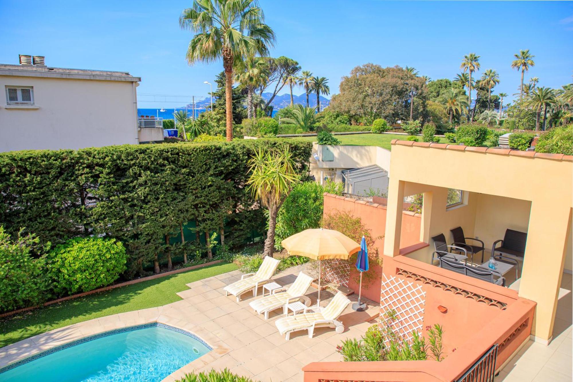 Villa Cynthia - Piscine - Plage Cannes Eksteriør bilde